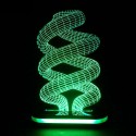 چراغ خواب سه بعدی طرح لامپ کم مصرف کد CHKH-007