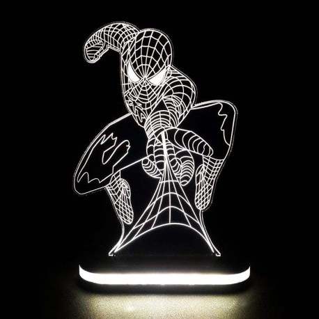 چراغ خواب سه بعدی طرح مرد عنکبوتی کد chkh-010