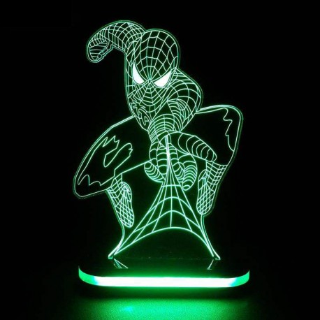 چراغ خواب سه بعدی طرح مرد عنکبوتی کد chkh-010