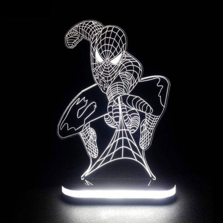 چراغ خواب سه بعدی طرح مرد عنکبوتی کد chkh-010