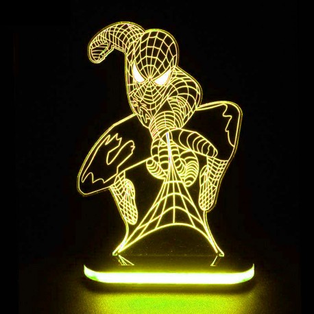 چراغ خواب سه بعدی طرح مرد عنکبوتی کد chkh-010