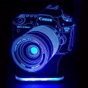 چراغ خواب سه بعدی طرح دوربین عکاسی کد chkh-012