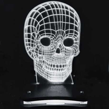 چراغ خواب  سه بعدی طرح اسکلت کد CHKH-0018