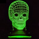 چراغ خواب  سه بعدی طرح اسکلت کد CHKH-0018