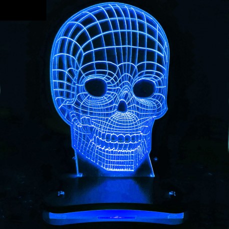 چراغ خواب  سه بعدی طرح اسکلت کد CHKH-0018