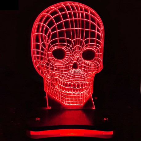 چراغ خواب  سه بعدی طرح اسکلت کد CHKH-0018