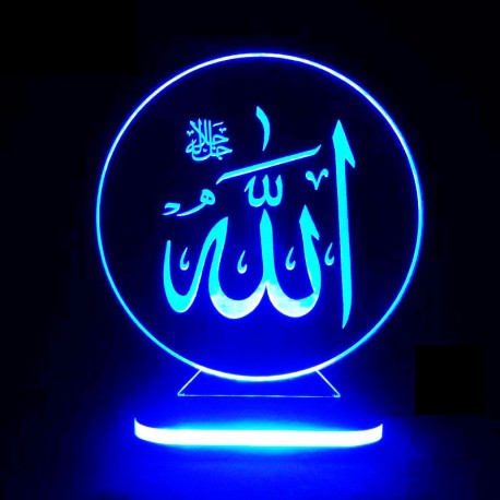 چراغ خواب سه بعدی طرح الله کد CHKH-019