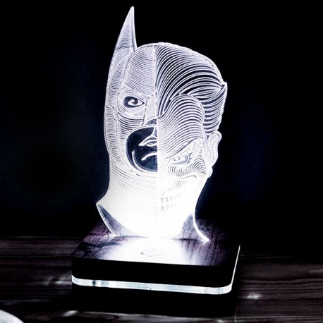 چراغ خواب سه بعدی طرح  بتمن و جوکر کد CHKH-021