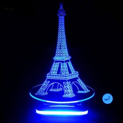 چراغ خواب سه بعدی طرح برج ایفل کد CHKH-022