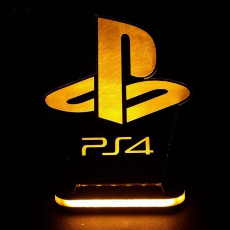 چراغ خواب سه بعدی طرح پی اس فور کد CHKH-023