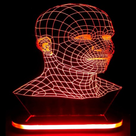 چراغ خواب سه بعدی طرح صورت کدCHKH-032