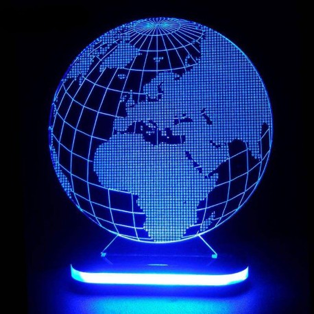 چراغ خواب سه بعدی طرح کره زمین کدCHKH-036