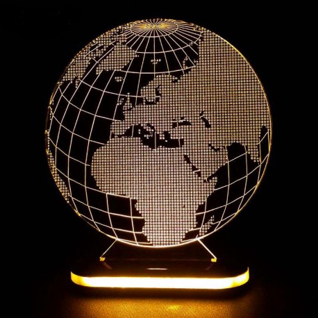 چراغ خواب سه بعدی طرح کره زمین کدCHKH-036