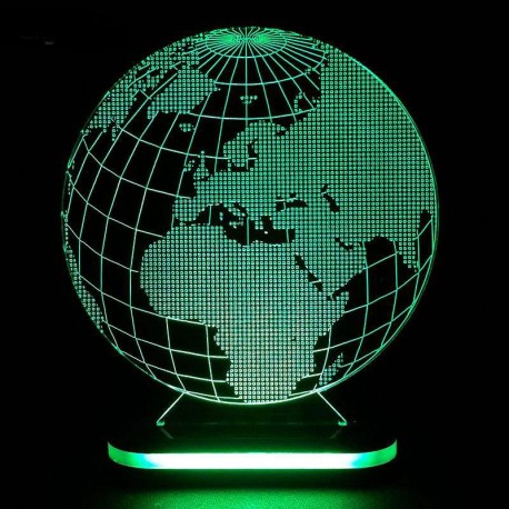 چراغ خواب سه بعدی طرح کره زمین کدCHKH-036
