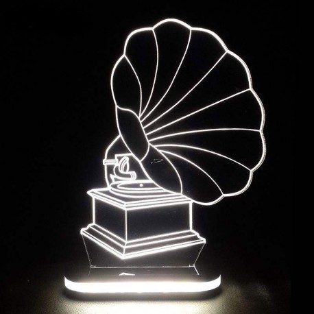 چراغ خواب سه بعدی طرح گرامافون کدCHKH-037