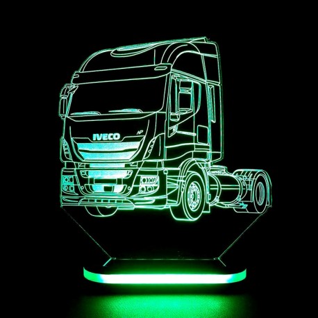 چراغ خواب سه بعدی طرح ماشین IVECO کد CHKH-039