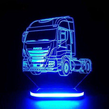 چراغ خواب سه بعدی طرح ماشین IVECO کد CHKH-039