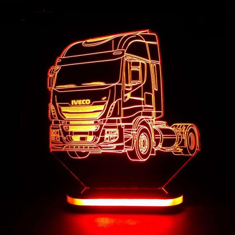 چراغ خواب سه بعدی طرح ماشین IVECO کد CHKH-039