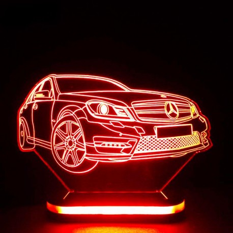 چراغ خواب سه بعدی طرح ماشین بنز کد CHKH-040