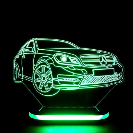 چراغ خواب سه بعدی طرح ماشین بنز کد CHKH-040