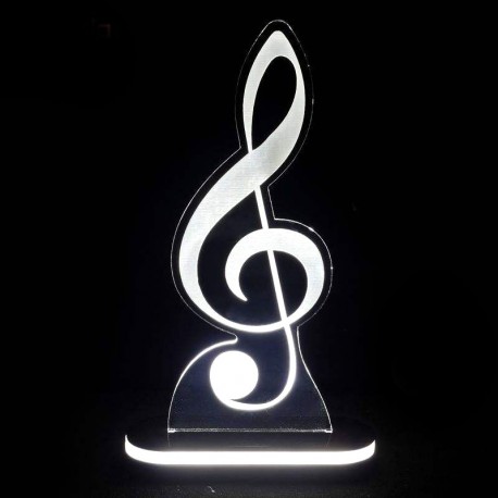 چراغ خواب سه بعدی طرح نت موسیقی کدCHKH-043