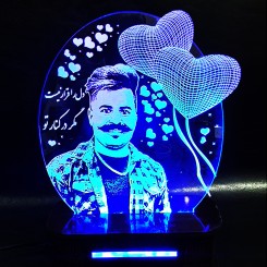 چراغ خواب چهره طرح قلب کد CHKCH-01