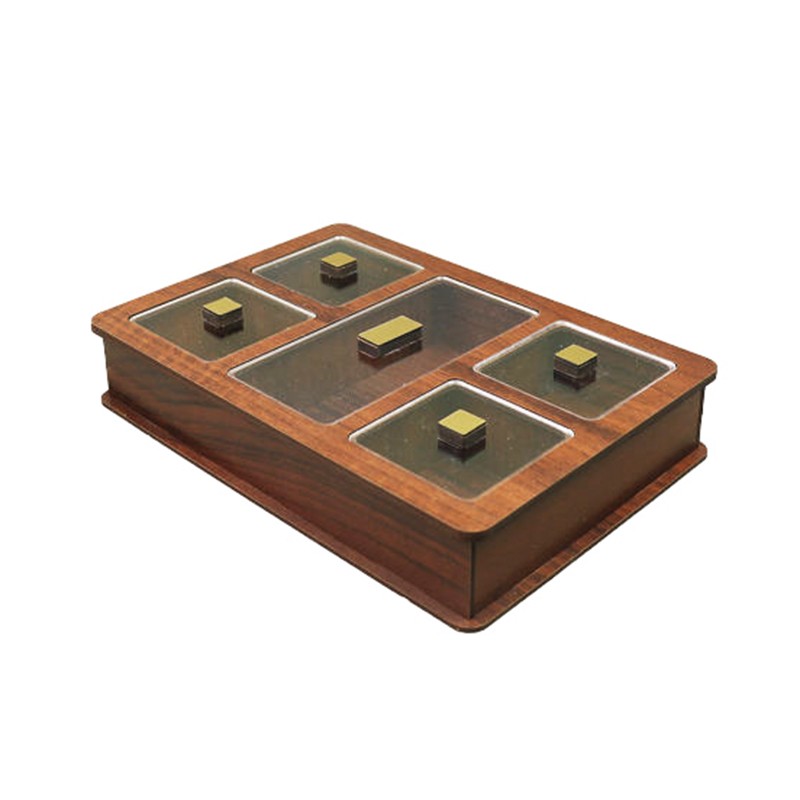 جعبه پذیرایی ۵ خانه جی اچ استور  شیک و با دوام