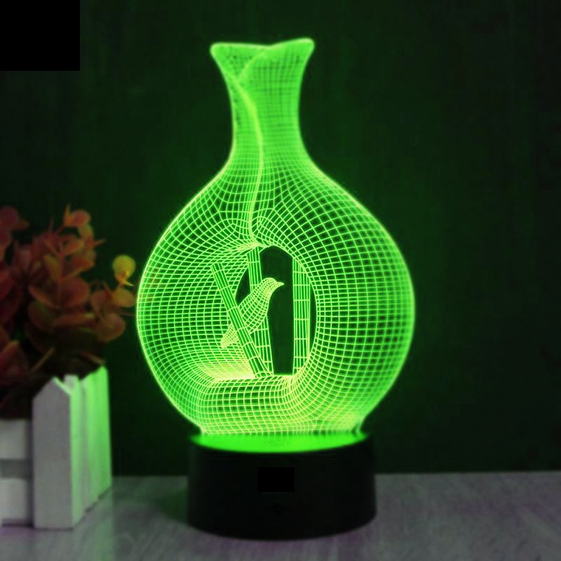 چراغ خواب جی اچ استور طرح کوزه و پرنده