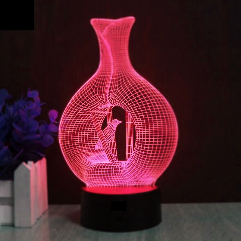 چراغ خواب جی اچ استور طرح کوزه و پرنده