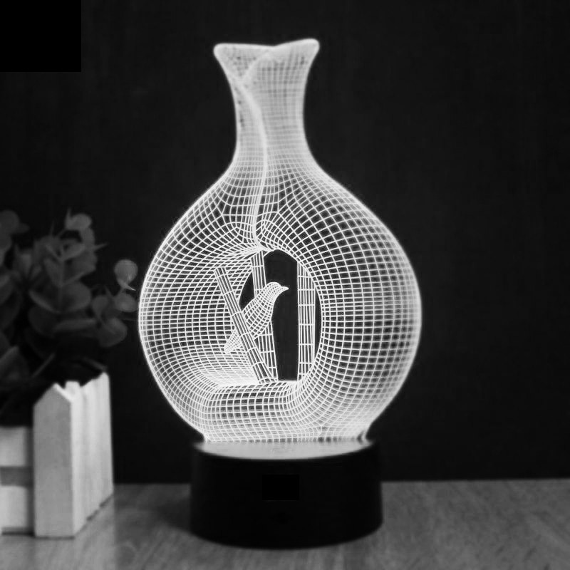 چراغ خواب جی اچ استور طرح کوزه و پرنده