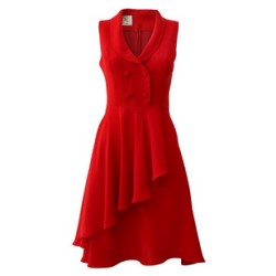 پیراهن زنانه درس ایگو کد 1010018 رنگ قرمز