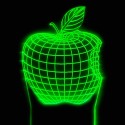 چراغ خواب سه بعدی طرح سیب اپل کد CHKH-045