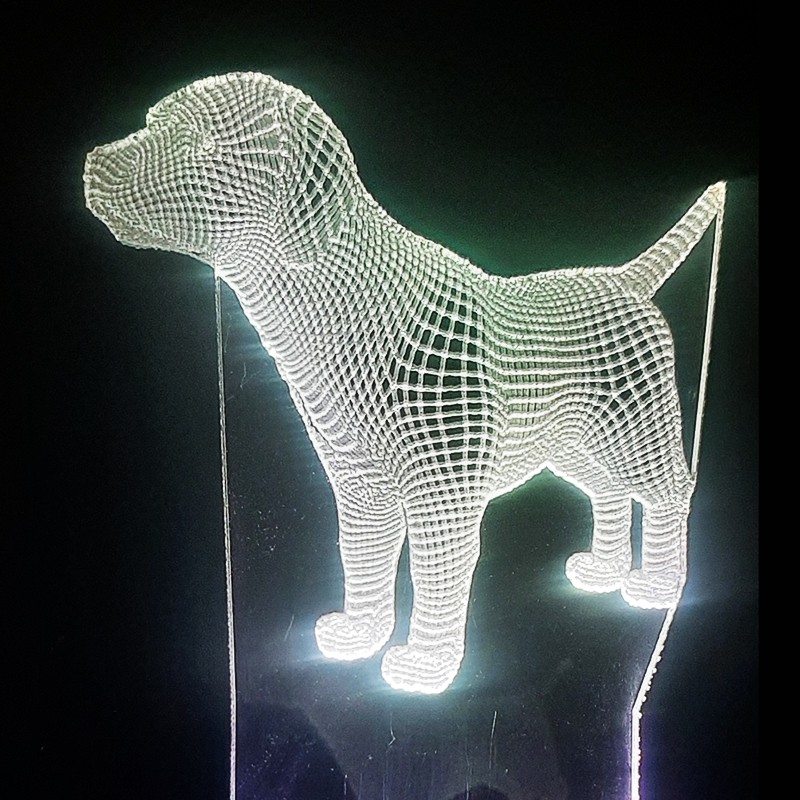 چراغ خواب سه بعدی طرح سگ