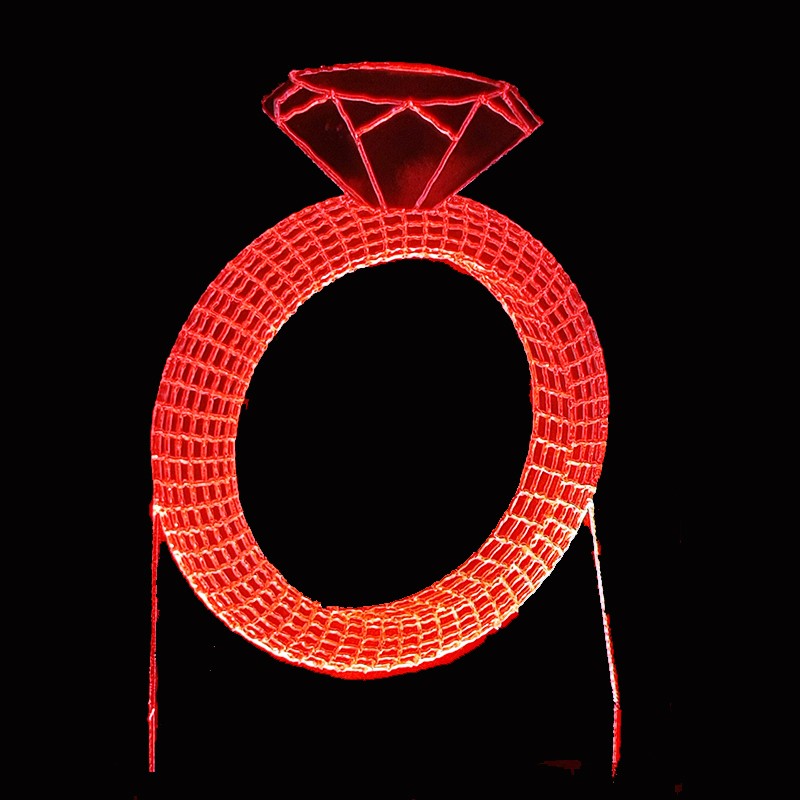 چراغ خواب  شیک طرح انگشتر الماس