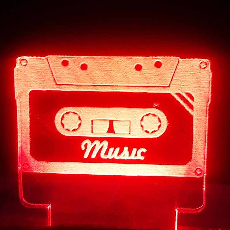 چراغ خواب  شیک طرح نوار کاست ضبط قدیمی