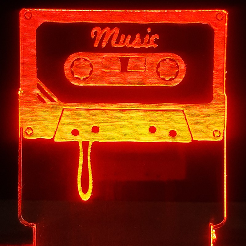 چراغ خواب  شیک طرح نوار کاست ضبط قدیمی