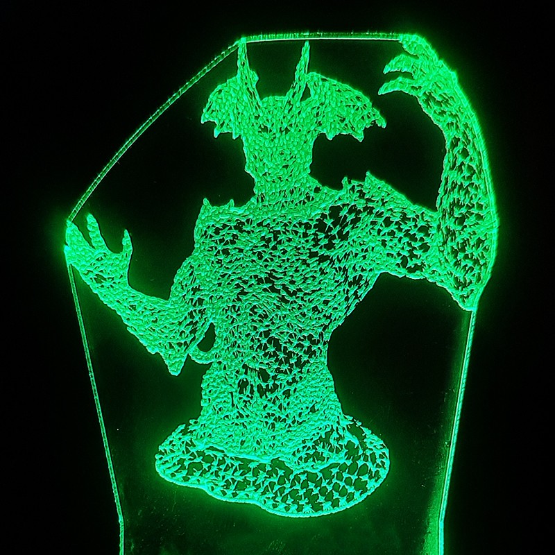 چراغ خواب 3 بعدی شیک طرح اژدها