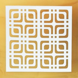 تایل سقفی 60x60 مولتی استایل طلایی آینه ای همراه طلق سفید کد T007