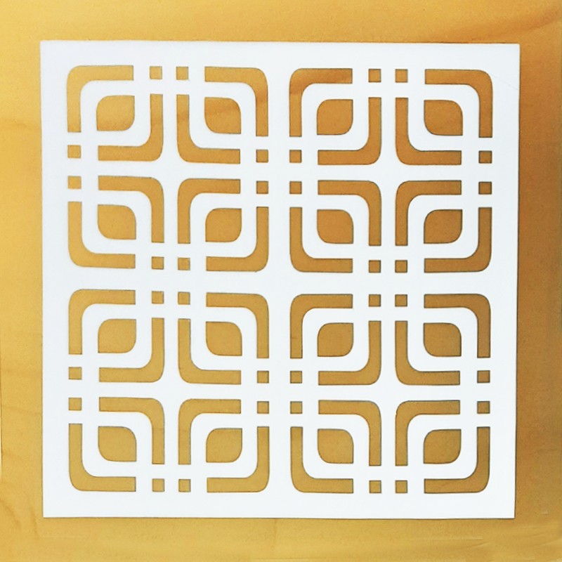 تایل سقفی 60x60 مولتی استایل طلایی آینه ای همراه طلق سفید کد T007