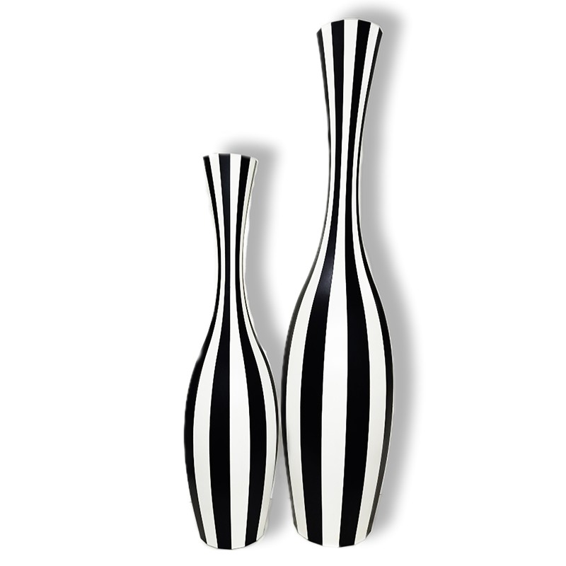 گلدان دکوری کنار سالنی ست 2 تایی بزرگ و کوچک