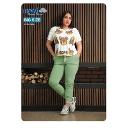 ست بلوز شلوار تیشرت دمپا جمع شو تکین کد TEKIN-0022