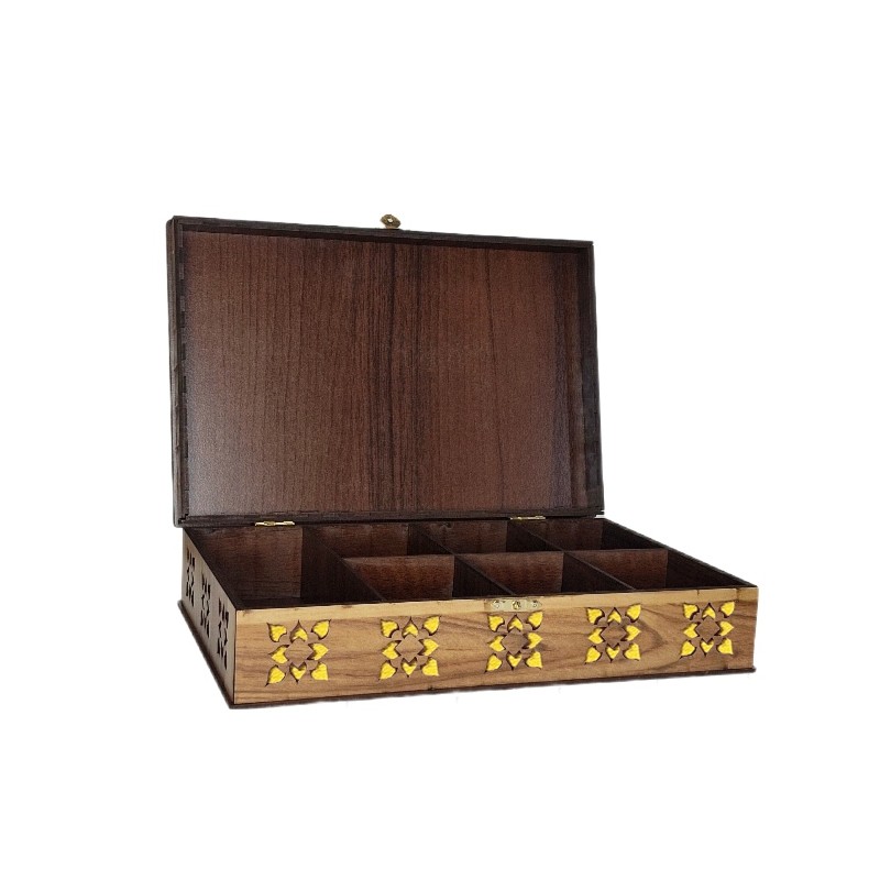 جعبه پذیرایی طرح صندوقچه طلایی