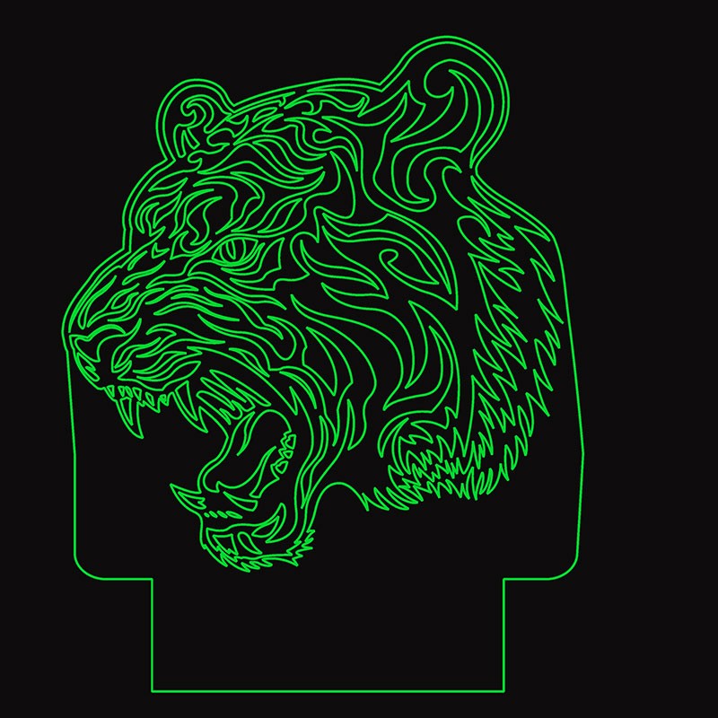 چراغ خواب طرح شیر جنگل