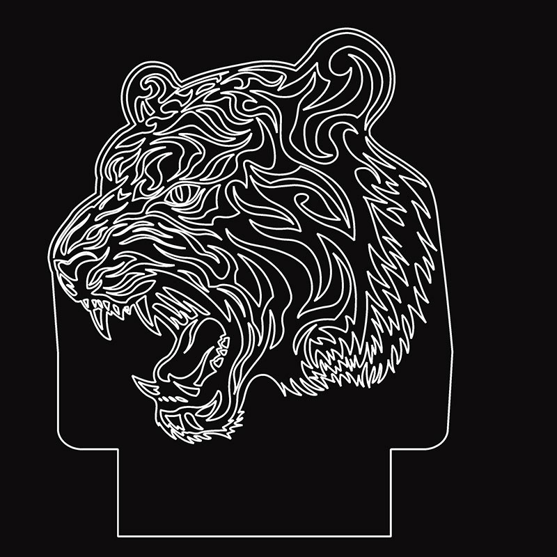 چراغ خواب طرح شیر جنگل