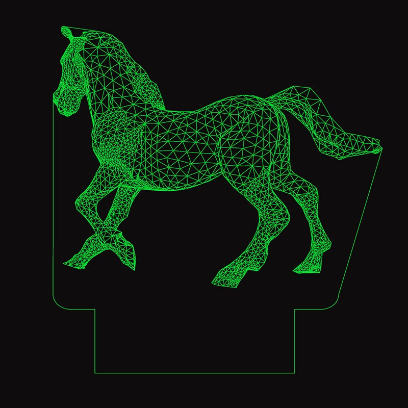 چراغ خواب طرح اسب