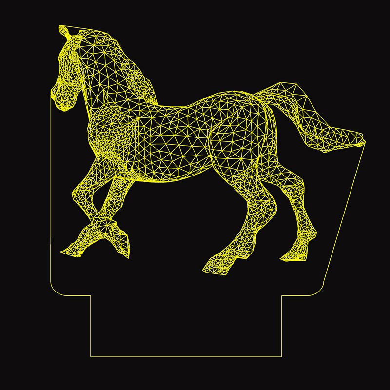 چراغ خواب طرح اسب