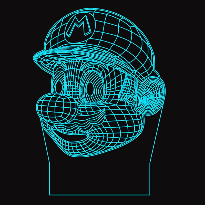 چراغ خواب طرح ماریو