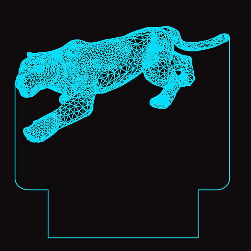 چراغ خواب طرح ببر