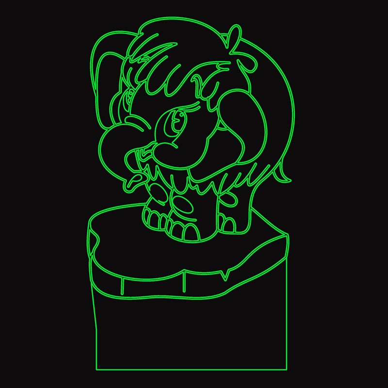 چراغ خواب طرح بچه فیل