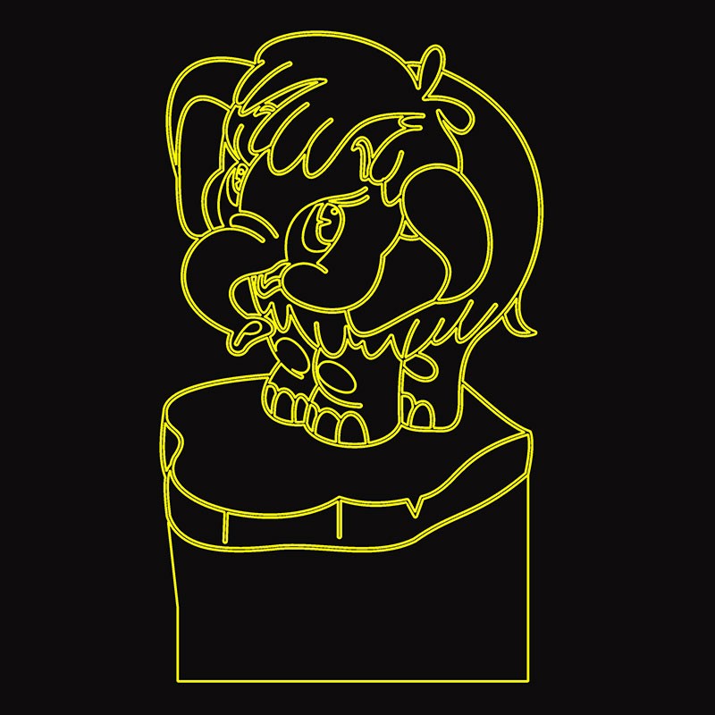 چراغ خواب طرح بچه فیل